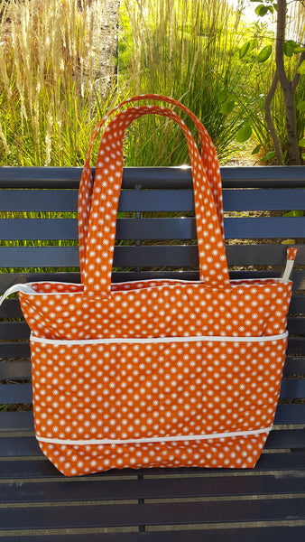 Quilted tote bag