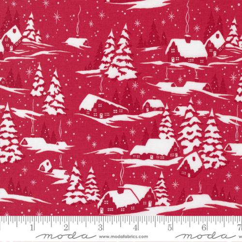 Merry Little Christmas Red Snowed In by Bonnie & Camille for Moda