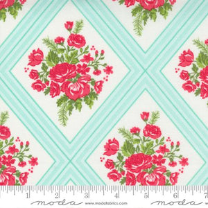 Merry Little Christmas Cream Gather Floral by Bonnie & Camille for Moda