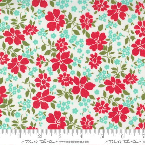 Merry Little Christmas Cream Multicolor Winterberry by Bonnie & Camille for Moda