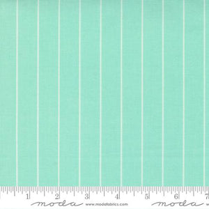 Merry Little Christmas Aqua Holiday Stripe by Bonnie & Camille for Moda