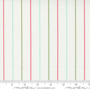 Merry Little Christmas Cream Multicolor Holiday Stripe by Bonnie & Camille for Moda