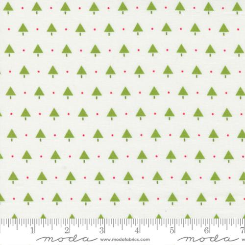 Merry Little Christmas Cream Multicolor Little Trees by Bonnie & Camille for Moda