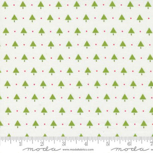 Merry Little Christmas Cream Multicolor Little Trees by Bonnie & Camille for Moda