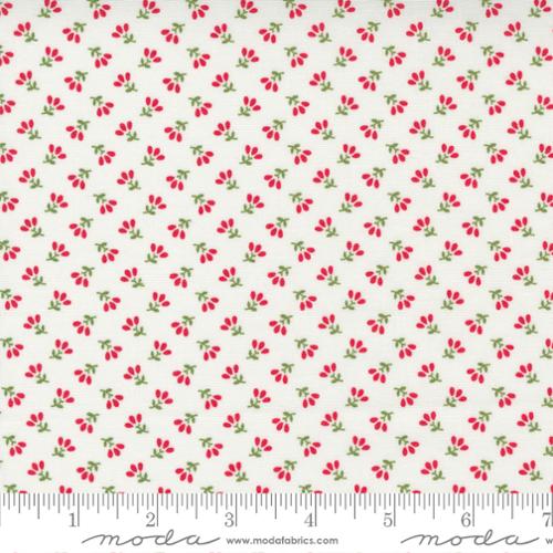 Merry Little Christmas White Multicolor Little Berries by Bonnie & Camille for Moda