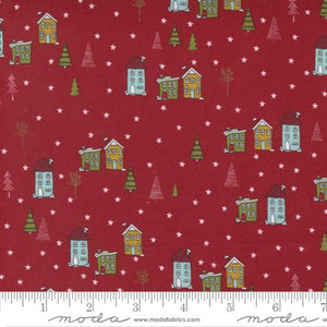 Snowkissed Red Christmas Houses Sweetwater for Moda