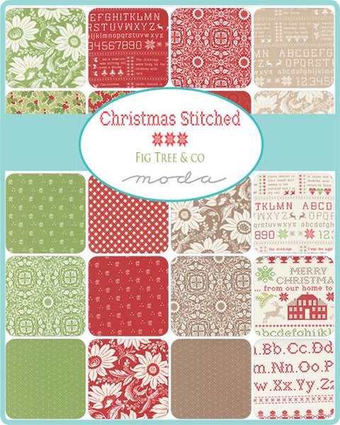Christmas Stitched Honey Bun by Fig Tree Quilts for Moda