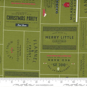 Red Barn Christmas Grass by Sweetwater