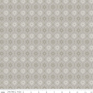 Snowed In Medallion Gray by Heather Peterson for Riley Blake Designs