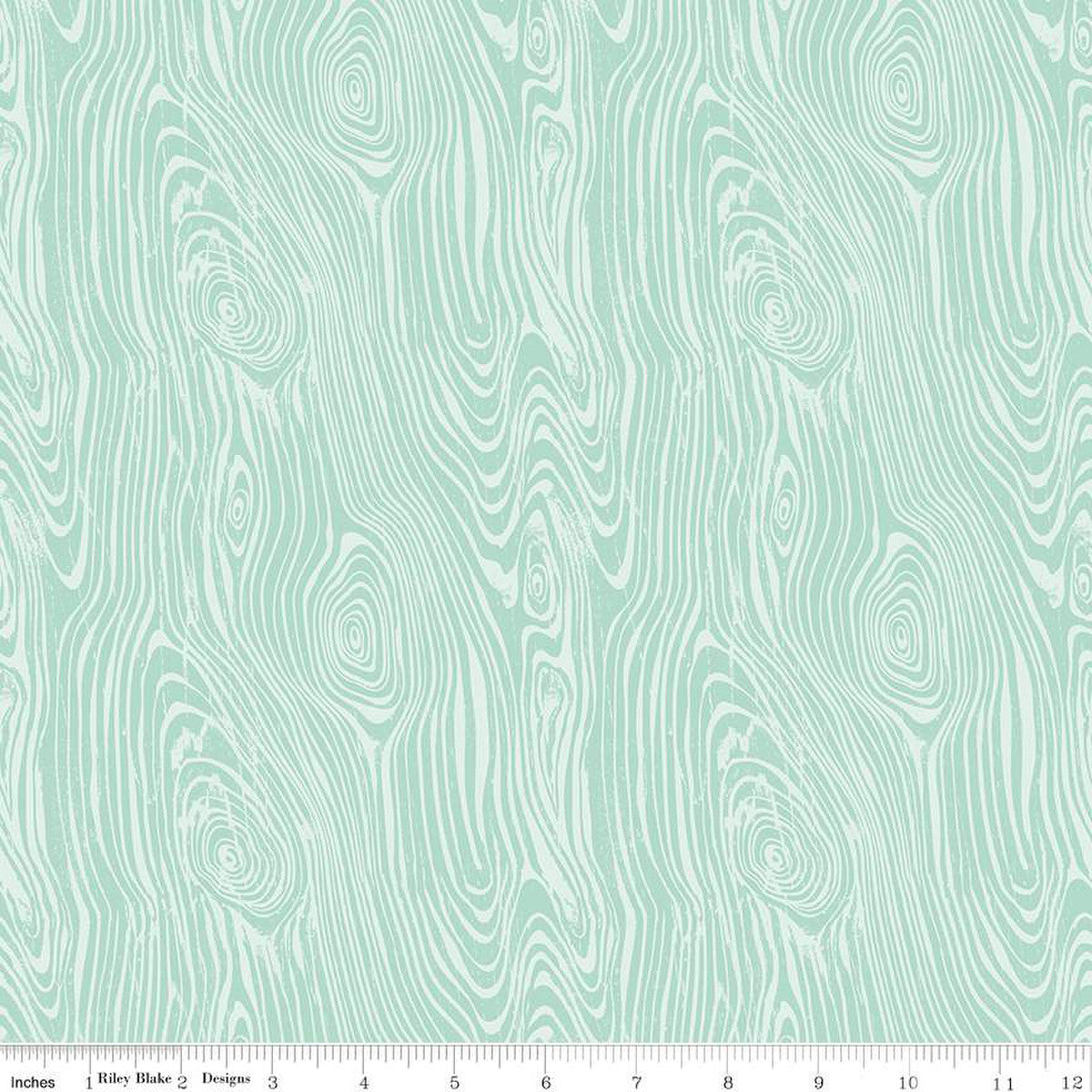 Glamp Camp Wood Grain Mint by My Mind's Eye for Riley Blake Designs