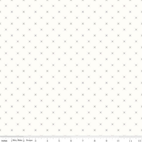 Bee Backgrounds Cross Stitch Gray