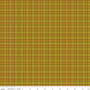 Give Thanks Plaid Olive