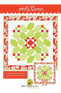 Holly Berries pattern by Fig Tree for Moda