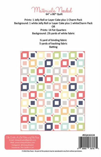Trinkets quilt pattern by She Quilts A Lot for Moda