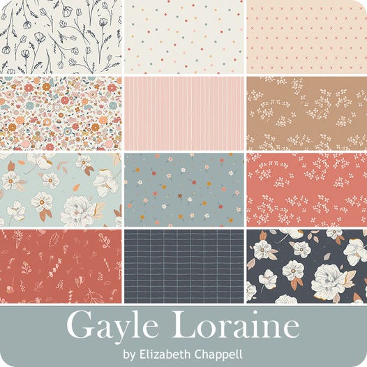 Gayle Loraine layer cake by Elizabeth Chappell for Art Gallery Fabric