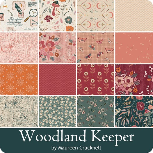 Woodland Keeper Layer Cake by Maureen Cracknell Art Gallery Fabrics