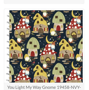 You Light My Way Gnome Navy Night Gnomes by 3 Wishes