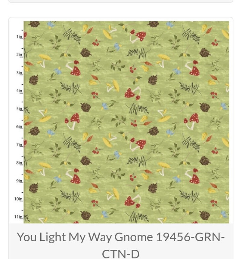 You Light My Way Gnome Green Nature Toss by 3 Wishes