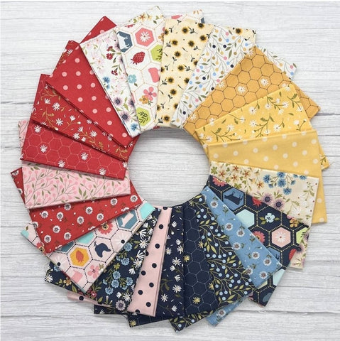 Sunshine and Chamomile Fat Quarter Bundle by Poppie Cotton